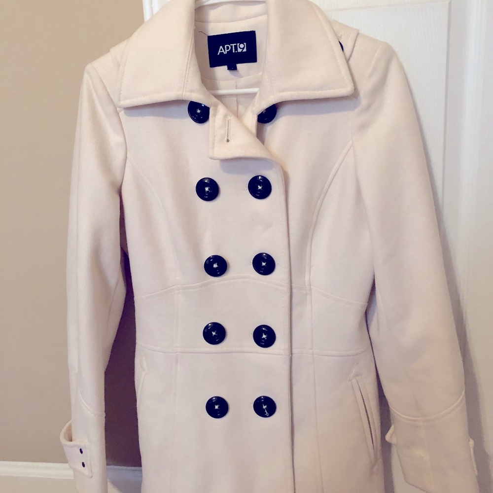 Cream Apt. 9 peacoat